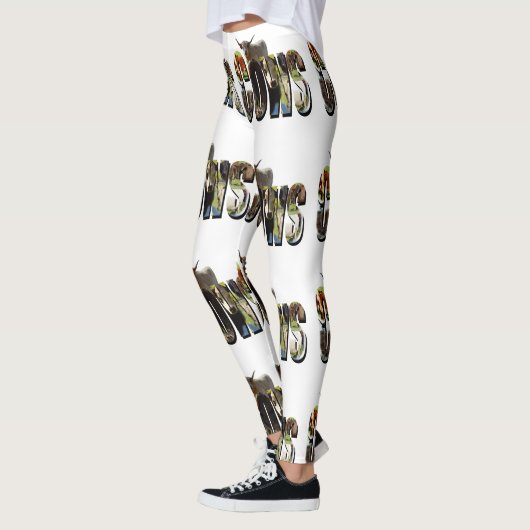 Koeien naam Afbeelding Logo met Koeien, Leggings (Links)