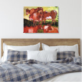Koeien (naar Jordaens) door Vincent van Gogh Canvas Afdruk (Insitu (Slaapkamer))