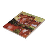 Koeien (naar Jordaens) van Vincent van Gogh Tegeltje (Zijkant)