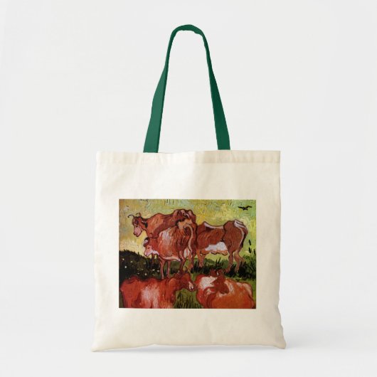 Koeien (naar Jordaens) van Vincent van Gogh Tote Bag (Voorkant)