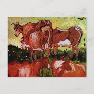 Koeien naar Jordaens Vincent van Gogh Briefkaart