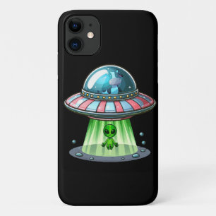 Koeien ontvoerende buitenaardse wezens Case-Mate iPhone case