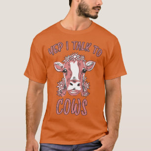 Koeien Ontwerp Koe Gezegde Koe boer Koe T-shirt