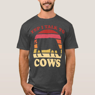 Koeien Ontwerp Koe Gezegde Koe boer Koe T-shirt
