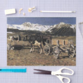 Koeien op de Drink tribune van Giovanni Segantini Tissuepapier (Craft)