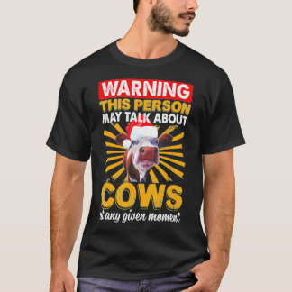Koeien op elk moment t-shirt