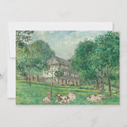 Koeien op het middaguur | Frederick Carl Frieseke (Voorkant)