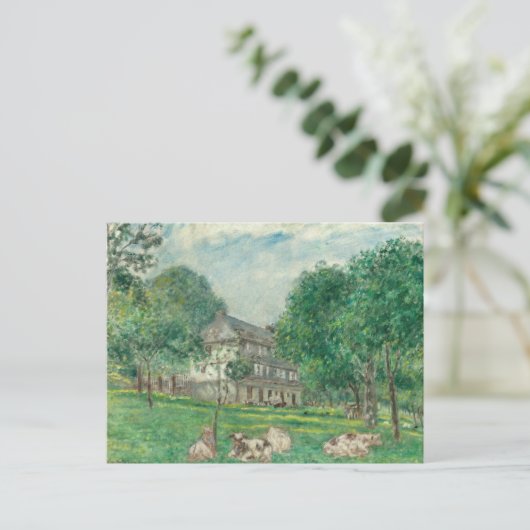 Koeien op het middaguur | Frederick Carl Frieseke Briefkaart (Staand voorkant)