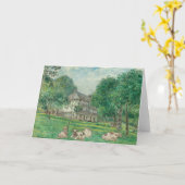 Koeien op het middaguur | Frederick Carl Frieseke Kaart (Gele Bloem)