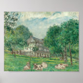 Koeien op het middaguur | Frederick Carl Frieseke Poster (Voorkant)