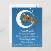 Koeien over de maan briefkaart (Voorkant / Achterkant)