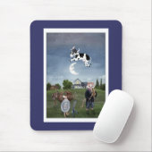 Koeien over de maan muismat (Met muis)