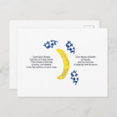 Koeien over het Briefkaart van de maan (Voorkant / Achterkant)