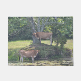 Koeien per land deurmat