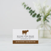 Koeien - Persoonlijk Visitekaartje (Staand voorkant)