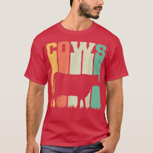 Koeien Rundveemelk Boerderij Dierenteler Teelt Vin T-shirt
