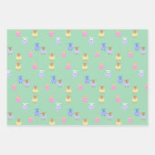 koeien schapenlammeren muizen kinderen inpakpapier vel (Voorkant)