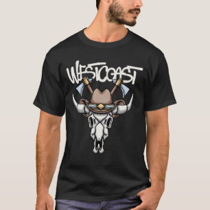 Koeien schedel streetwear  t-shirt