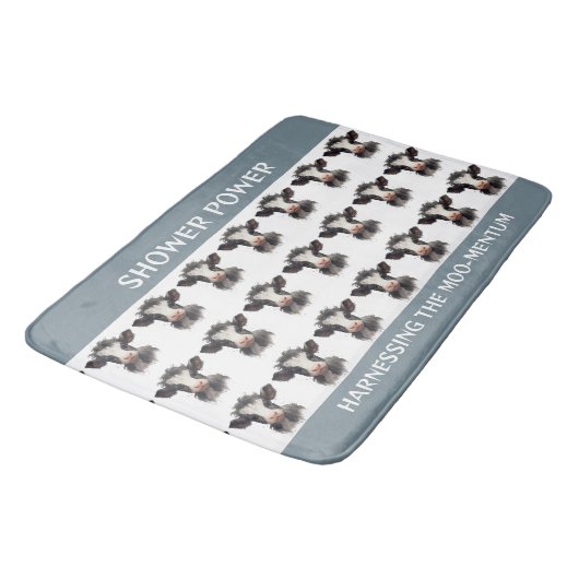 Koeien Shower Power: gebruik maken van het moo-men Badmat (Gekanteld)