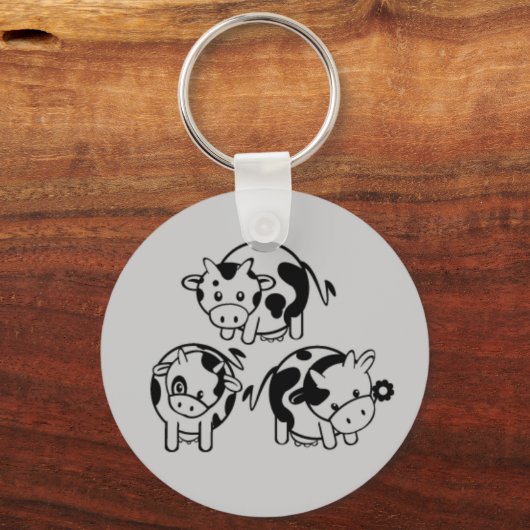 Koeien Sleutelhanger (Voorkant)