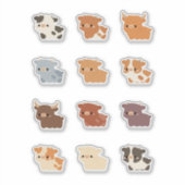 Koeien Sticker (Voorkant)