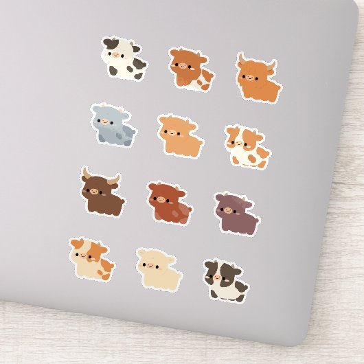 Koeien Sticker (Detail)