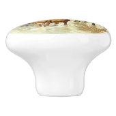 Koeien  stijl Boerderij Keramische Knop (Zijkant)