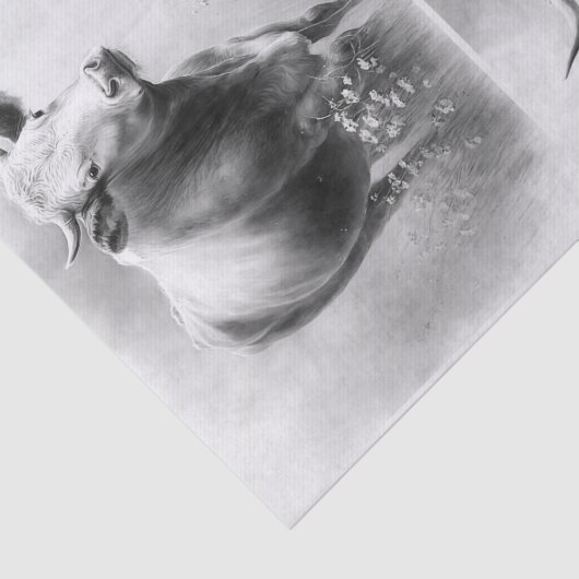 Koeien Tissuepapier (Detail)