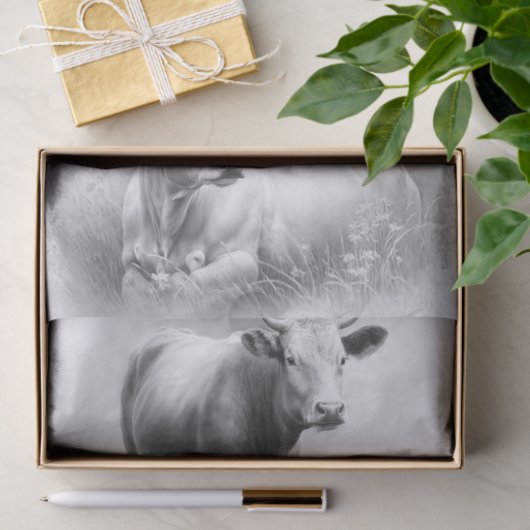 Koeien Tissuepapier (Geschenk)