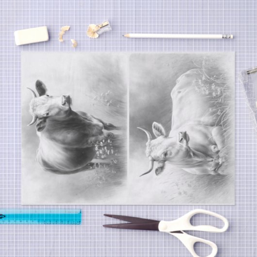 Koeien Tissuepapier (Craft)