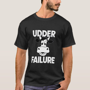 Koeien Uier Falen Funny Koe Pun Koe Liefhebbers Mi T-shirt