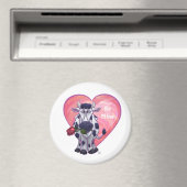 Koeien Valentijnsdag Magneet (Insitu (Vaatwasser))