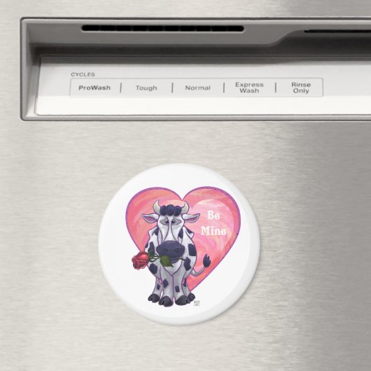 Koeien Valentijnsdag Magneet (Insitu (Vaatwasser))
