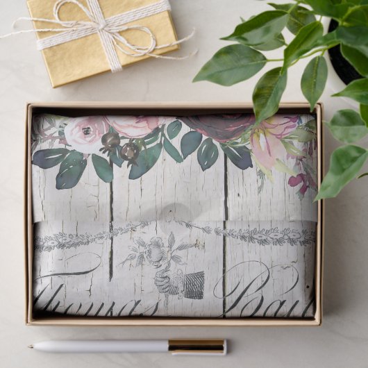 Koeien van Floral Charolais Tissuepapier (Geschenk)