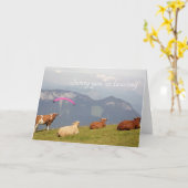 Koeien verlaten kaart (Gele Bloem)