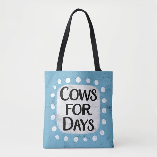 Koeien voor dagen Canvas tas (Voorkant)