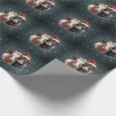 Koeien voor kerstmis cadeaupapier (Hoek)