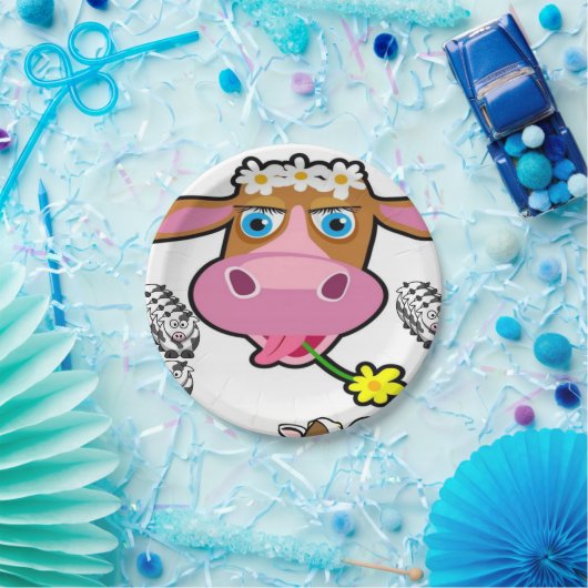 Koeien voor papieren borden papieren bordje (Feest)