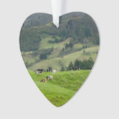 Koeien voor Rangbereik Boerderij op maat Ornament (voorkant)