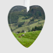 Koeien voor Rangbereik Boerderij op maat Ornament (voorkant)