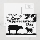 Koeien Waarderingsdag Briefkaart (Voorkant / Achterkant)