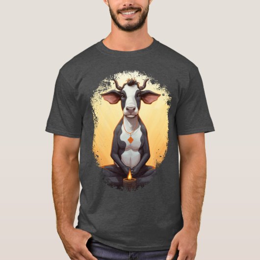 Koeien yoga T-shirt (Voorkant)