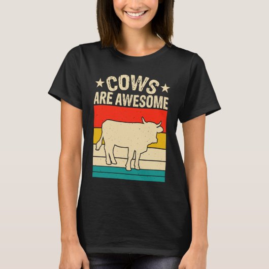 Koeien Zijn Geweldig T-shirt (Voorkant)
