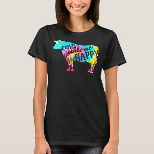 Koeien zorgen ervoor dat ik blij ben met de Moeder T-shirt (Voorkant)