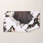 koeienafdruk bad handdoek (Handdoek)