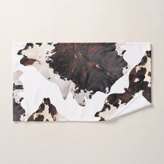 koeienafdruk bad handdoek (Handdoek)