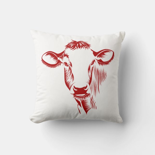 Koeienboerderij Pillow Kussen (Voorkant)