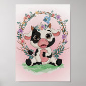 Koeiencandy kinderkamerprint kinderkamerposter poster (Voorkant)
