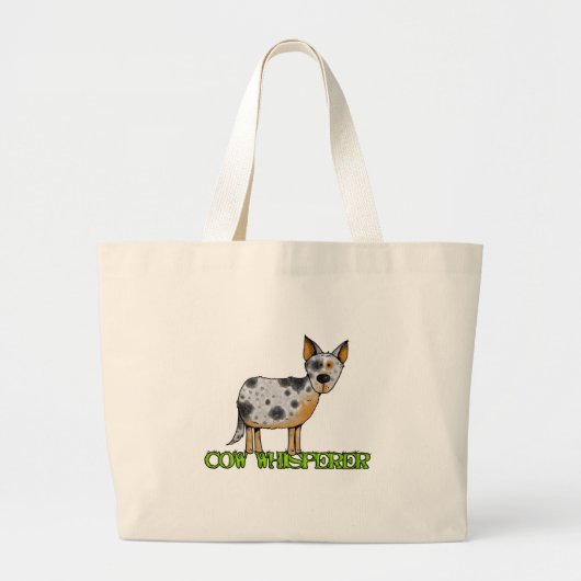 koeienfluisteraar grote tote bag (Voorkant)