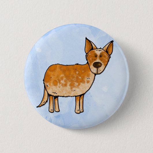koeienfluisteraar ronde button 5,7 cm (Voorkant)